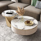 Pedestal Coffee Table Set Slate Round Coffee Table for Living Room Clearhalo 'Coffee & Accent Tables' 'Coffee Tables' 'coffee_tables' 'furn' 'furn_coffee_tables' 'Furniture' 'Living Room Furniture' 1200x1200_f80615f8-320c-43ce-852e-79606acc74dc