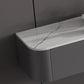 Console de support de rangement fermée, Console multimédia TV en pierre pour salon