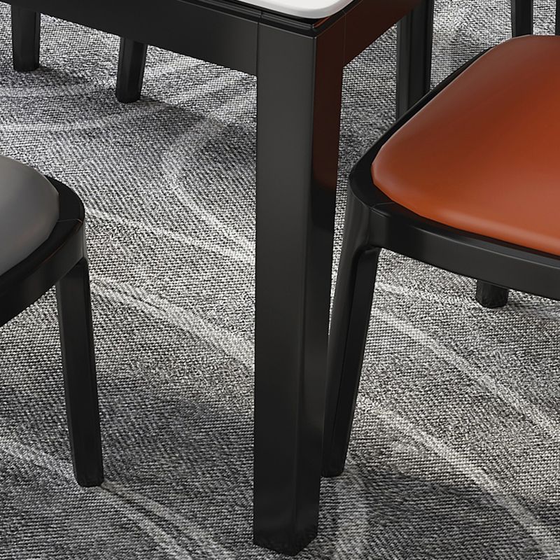 Medieval Modern Sintered Stone Dining Table Rectangle Indoor Table with 4 Legs Clearhalo 'Dining Tables & Seating' 'Dining Tables' 'dining_table' 'furn' 'furn_dining_table' 'Furniture' 'furniture_dining_table' 'Kitchen & Dining Furniture' 1200x1200_f8088615-9ac4-4544-ae16-60816414ddb1