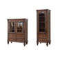Traditional Display Stand Rubberwood Hutch Cabinet for Living Room Clearhalo 'Display & China Cabinets' 'display_china_cabinets' 'furn' 'furn_display_china_cabinets' 'Furniture' 'Kitchen & Dining Furniture' 1200x1200_f808b963-8775-41d4-9c4c-075f9737e2ef
