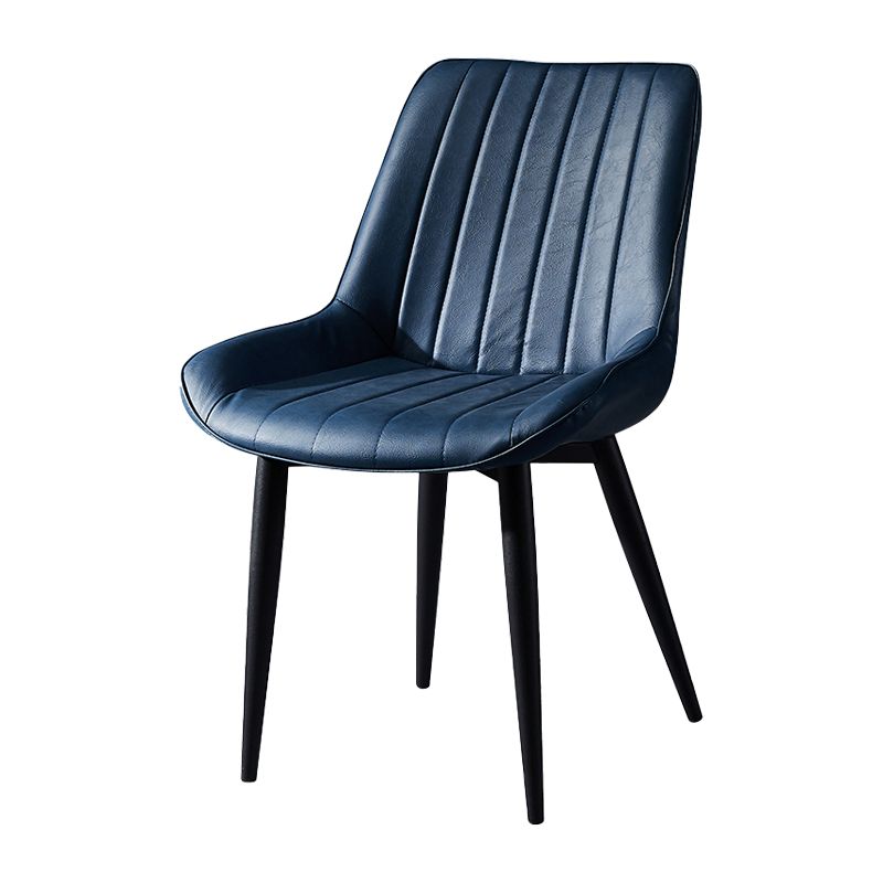 Contemporary Style Dining Chairs Armless Side Chair for Kitchen with Metal Legs Clearhalo ' kitchen&dining_furn' 'Dining Chairs' 'Dining Tables & Seating' 'dining_chair' 'furn' 'furn_dining_chair' 'Furniture' 'furniture_dining_chair' 'Kitchen & Dining Furniture' 'kitchen' 1200x1200_f808ed01-2d08-457f-80fc-e5a1243b192e