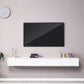 Rubberwood 9.45" D TV Stand Nordic Floating TV Stand with Storage Drawers Clearhalo 'furn' 'furn_tv_stands_entertainment_centers' 'Furniture' 'Living Room Furniture' 'TV Stands & Entertainment Centers' 'TV Stands & Media Storage Furniture' 'tv_stands_entertainment_centers' 1200x1200_f8097fa0-ee44-4752-96a9-1d7c43cf8344