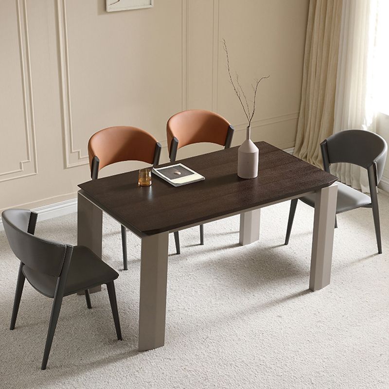 工業用サイドチェアメタルオープンバックダイニングルームのダイニングルームの椅子