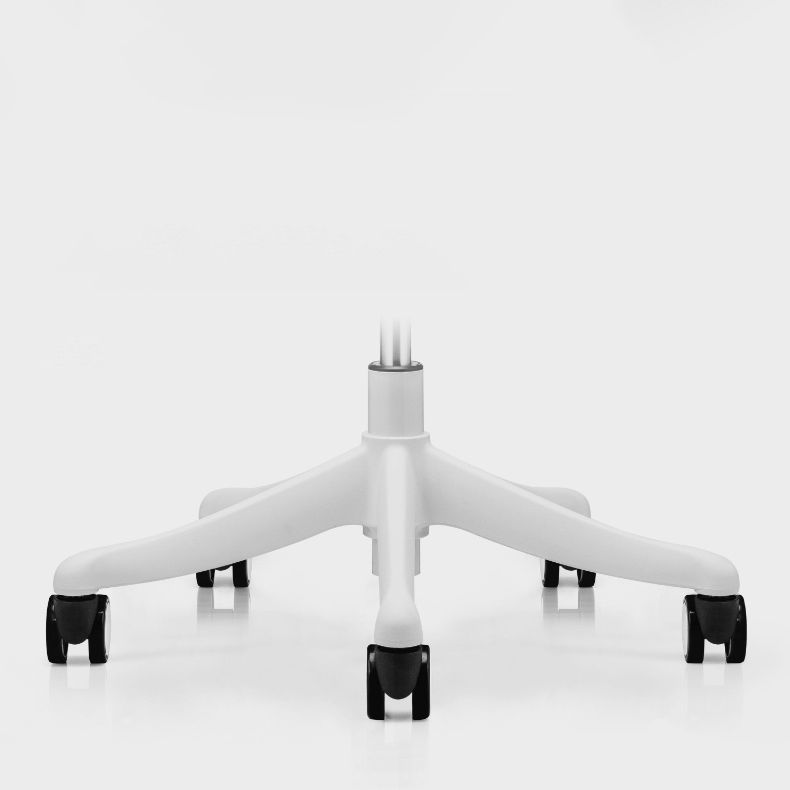 Sedia moderna girevole nessuna braccia fissa angosciante sedia da ufficio traspirante a griglia