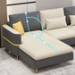 Contemporary 4-Seater Sectional with Square Arms for Living Room Clearhalo 'furn' 'furn_sectionals' 'Furniture' 'Living Room Furniture' 'Sectionals' 1200x1200_f80d05c2-97f0-4b16-bb9b-39b99ddc5ab2