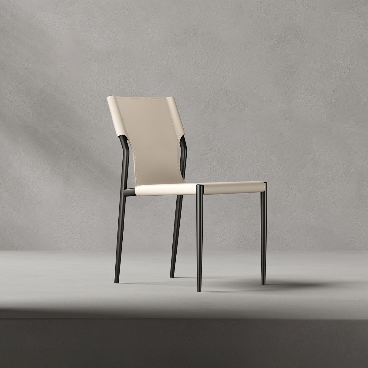 Leather Dining Chair Industrial Dining Side Chair with Black Legs Clearhalo 'Dining Chairs' 'Dining Tables & Seating' 'dining_chair' 'furn' 'furn_dining_chair' 'Furniture' 'Kitchen & Dining Furniture' 1200x1200_f80dd8c5-1f39-469b-b4fa-8747a0c6a5fd