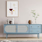 25.6" High Nordic TV Stand Solid Wood TV Cabinet with 2-Drawer & Cabinet Clearhalo 'furn' 'furn_tv_stands_entertainment_centers' 'Furniture' 'Living Room Furniture' 'TV Stands & Entertainment Centers' 'TV Stands & Media Storage Furniture' 'tv_stands_entertainment_centers' 1200x1200_f80e82db-b353-435d-84a6-b249696e4100