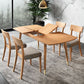 47" Extendable Beech Wood Dining Table Rectangle Kitchen Table with 4 Legs Clearhalo ' dining_table' 'Dining Tables & Seating' 'Dining Tables' 'furn' 'furn_dining_table' 'Furniture' 'furniture_dining_table' 'Kitchen & Dining Furniture' 'kitchen&dining_furn' 'kitchen' 'kitchen_dining_table' 1200x1200_f8107188-c68f-4a1a-a0d0-e4dec3fdc93a