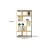 Glam Antique Finish Shelf Bookcase Metal Frame Bookshelf with Shelves Clearhalo 'Bookcases' 'furn' 'furn_bookcases' 'Furniture' 'Office Furniture' 1200x1200_f8131131-774d-4783-9919-eb2db6865a48