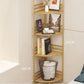 Urban Metal Open Shelf Bookcase Vertical Shelves Included Bookshelf for Study Room