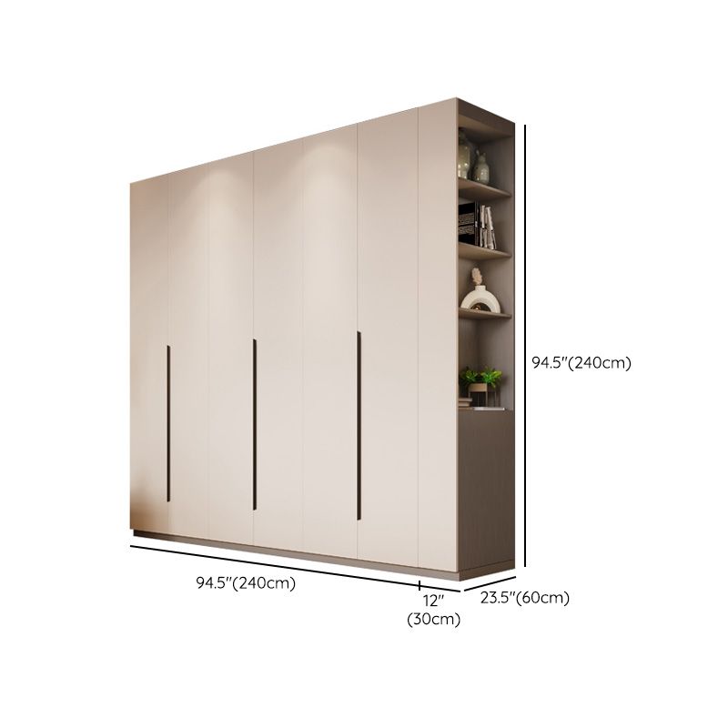 Moderno armadio del guardaroba in legno armatending mobile a porte chiuse morbide