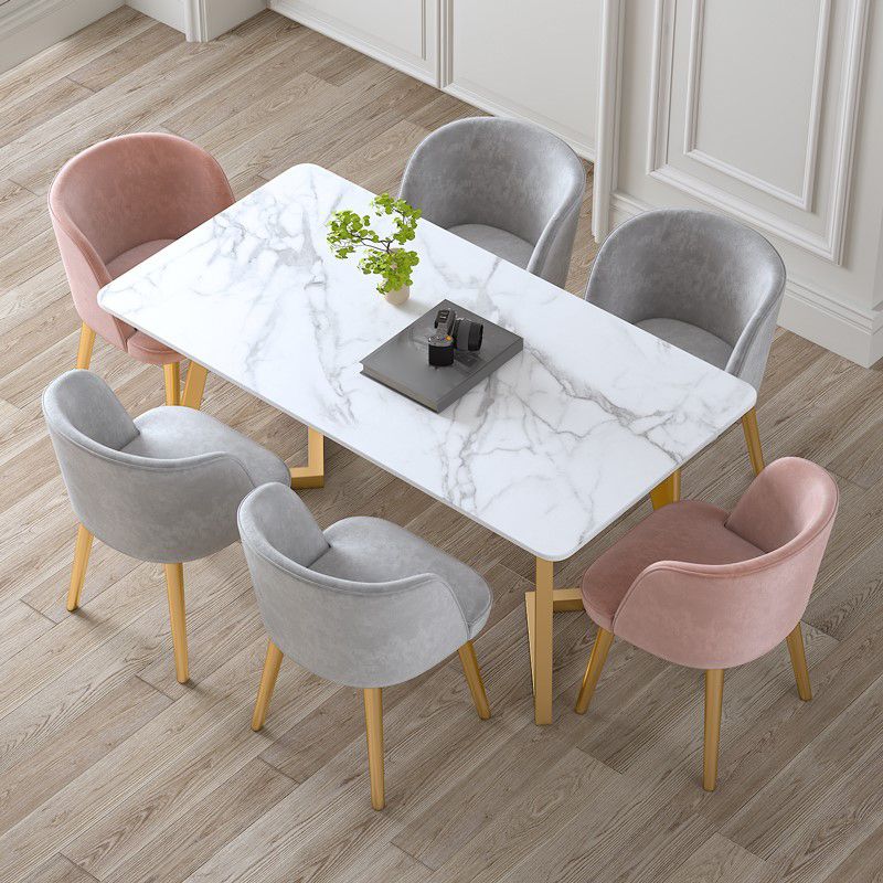 Table à manger de luxe traditionnelle Table du site de salle à manger en pierre pour la maison