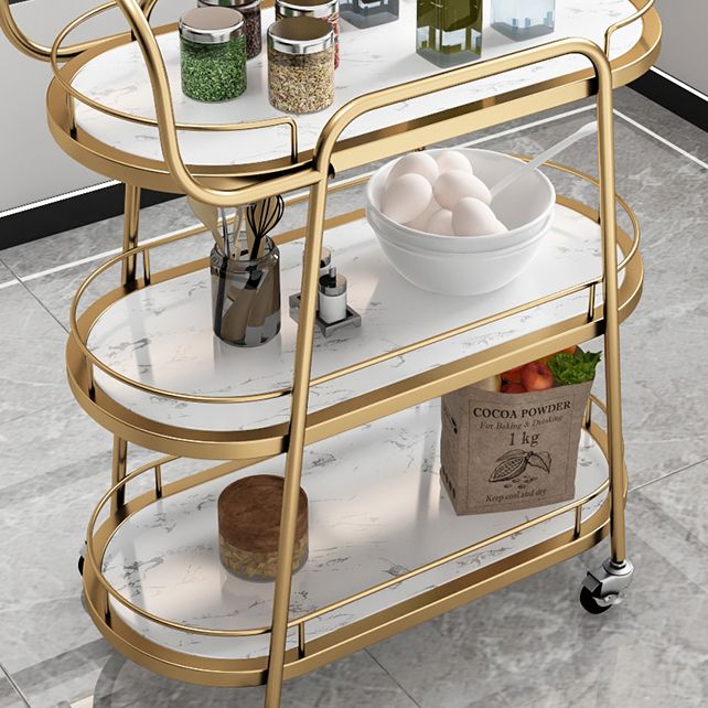 Modern 32.28"H Rolling Prep Table Metal Prep Table for Home Use Clearhalo 'furn' 'furn_kitchen_islands_carts' 'Furniture' 'Kitchen & Dining Furniture' 'Kitchen Islands & Carts' 'kitchen_islands_carts' 1200x1200_f81a6665-8dbb-462e-9178-a929b42d227d