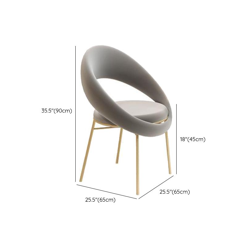 Runde Essset für Küche 1/2/4/5 PCs Hochglänzende weiß