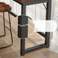 Table de salle à manger industrielle de barre de rectangle de table de taille de barre de base de tréteau de fer