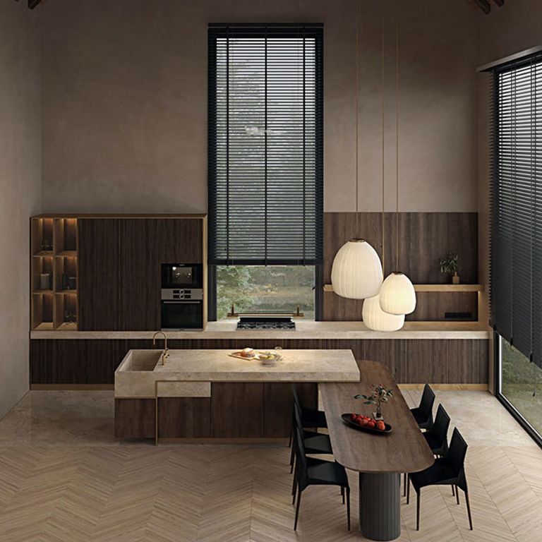 Table à manger en bois massif ovale meubles modernes avec double piédestal pour la cuisine