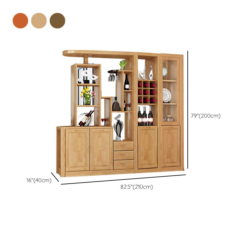 Contemporary Solid Wood 3-drawer Accent Cabinet with Door and Shelves Clearhalo 'Cabinets & Chests' 'cabinets_chests' 'furn' 'furn_cabinets_chests' 'Furniture' 'Living Room Furniture' 1200x1200_f81f719f-0d54-44a0-976f-2d86ea313208