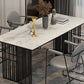 Traditional Luxury Dining Table Sintered Stone Table with Gold Frame for Home Use Clearhalo ' dining_table' 'Dining Tables & Seating' 'Dining Tables' 'furn' 'furn_dining_table' 'Furniture' 'furniture_dining_table' 'Kitchen & Dining Furniture' 'kitchen&dining_furn' 'kitchen' 'kitchen_dining_table' 1200x1200_f821f25b-a106-4f65-9310-394cac104c14