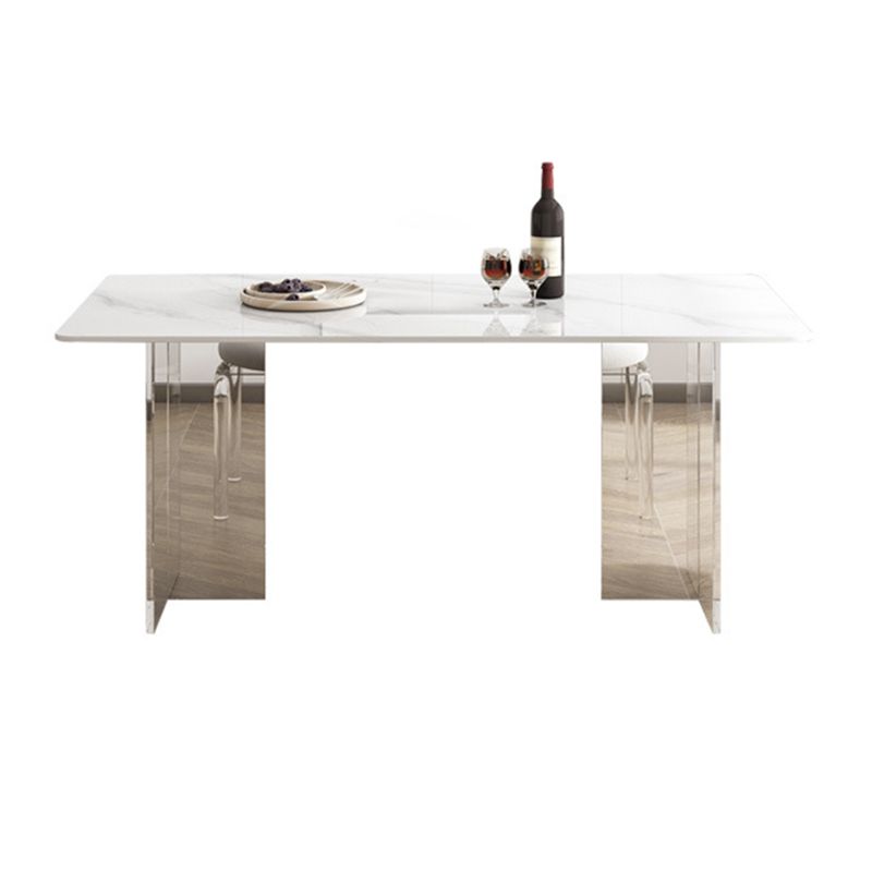 Modern Style Rectangle Table Set 1/4/5/7 Pieces Dining Set for Home Use