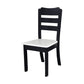 Home Armless Dining Chairs Ladder Back Side Chair with Wood Legs (Set of 2) Clearhalo ' kitchen&dining_furn' 'Dining Chairs' 'Dining Tables & Seating' 'dining_chair' 'furn' 'furn_dining_chair' 'Furniture' 'furniture_dining_chair' 'Kitchen & Dining Furniture' 'kitchen' 1200x1200_f827759a-1ee8-4d4b-bdf8-f14999d85026