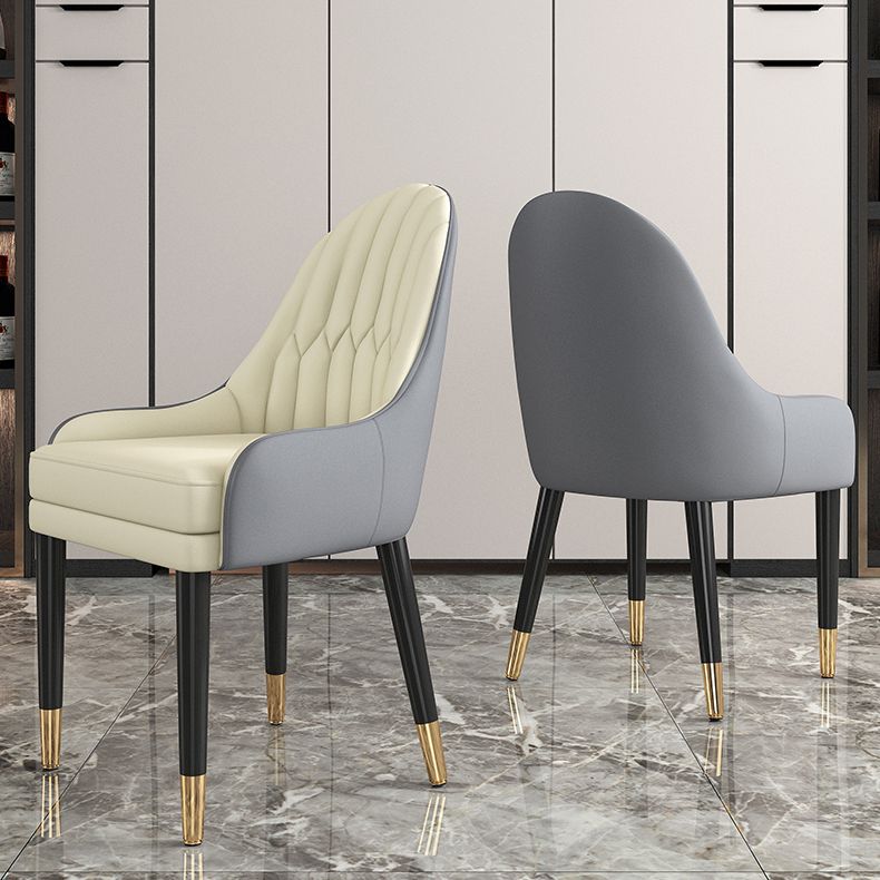 Glam Wood Dining Room Chairs Upholstered Arm Dining Chairs for Restaurant Clearhalo ' kitchen&dining_furn' 'Dining Chairs' 'Dining Tables & Seating' 'dining_chair' 'furn' 'furn_dining_chair' 'Furniture' 'furniture_dining_chair' 'Kitchen & Dining Furniture' 'kitchen' 1200x1200_f827c756-6e26-4355-8808-e83f21bb77cd