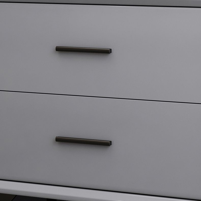 Modern Imitation Wood Nightstand 2-Drawer Storage 18 Inch H Night Table with Legs Clearhalo 'Bedroom Furniture' 'furn' 'furn_night_stand' 'Furniture' 'night_stand' 'Nightstands' 1200x1200_f8280997-c3dd-47c1-9e8c-c479add5f9c8