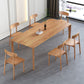 Solid Wood 4 Legs Dining Site Table Modern Rectangle Fixed Dinette Table Clearhalo 'Dining Tables & Seating' 'Dining Tables' 'dining_table' 'furn' 'furn_dining_table' 'Furniture' 'furniture_dining_table' 'Kitchen & Dining Furniture' 'kitchen' 'kitchen_dining_table' 1200x1200_f828b9c6-348e-417d-899c-2a191cfbf964