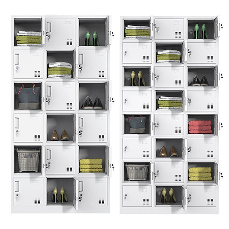 Metalen witte opbergkast eigentijdse kast voor badkamer