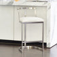 Glam Style Upholstered Counter Height Stool Metal Bar Stool Bar Stool Clearhalo 'Bar Furniture' 'Bar Stools' 'bar_stools' 'furn' 'furn_bar_stools' 'Furniture' 'Kitchen & Dining Furniture' 1200x1200_f82a1e2f-f25f-4acc-8140-fe34a5614b40