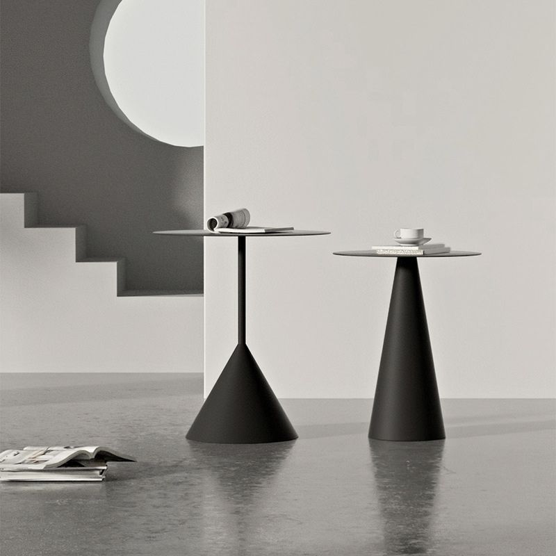 Iron 2 Piece Bunching Tables with Round Top and Pedestal Base Clearhalo 'Coffee & Accent Tables' 'Coffee Tables' 'coffee_tables' 'furn' 'furn_coffee_tables' 'Furniture' 'Living Room Furniture' 1200x1200_f82a24dc-0fe6-42d8-98a3-9ef88232f890