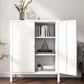 13.78"W Bookshelf Scandinavian Style Bookcase with Door for Home Office