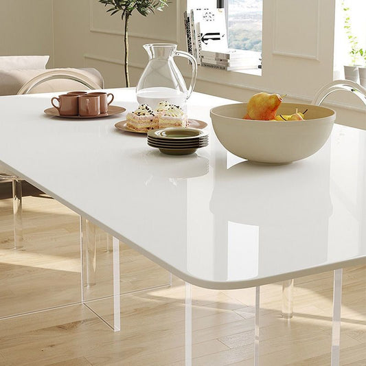 Pièces à manger de 1/7 pièces modernes table à manger en pierre pour salle à manger de cuisine