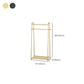 Glam Coat Rack Metal Framed Hanging Rail and Lower Shelf Coat Hanger Clearhalo 'Entry & Mudroom Furniture' 'furn' 'furn_hall_tree_coat_racks' 'Furniture' 'Hall Trees & Coat Racks' 'hall_tree_coat_racks' 1200x1200_f8319e3f-5d4e-4fd0-8b3f-5f872f573827