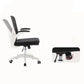 Zeitgenössischer ergonomischer Mesh Task -Vorsitzender Nylon Swivel Office Stuhl