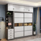 Contemporary Style Wooden Wardrobe White Colour Soft Close Door Wardrobe Closet Clearhalo 'Armoires & Wardrobes' 'armoires_wardrobes' 'Bedroom Furniture' 'furn' 'furn_armoires_wardrobes' 'Furniture' 1200x1200_f8398730-7592-40da-bf8f-3d4b300d62db