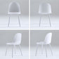 Nordic Dining Room Armless Chair Plastic Side Fabric Chair for Kitchen Clearhalo ' kitchen&dining_furn' 'Dining Chairs' 'Dining Tables & Seating' 'dining_chair' 'furn' 'furn_dining_chair' 'Furniture' 'furniture_dining_chair' 'Kitchen & Dining Furniture' 'kitchen' 1200x1200_f83ac691-2123-4ebd-9dc4-b455d34f30e8