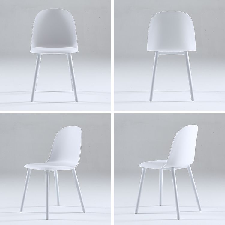 Nordic Dining Room Armless Chair Plastic Side Fabric Chair for Kitchen Clearhalo ' kitchen&dining_furn' 'Dining Chairs' 'Dining Tables & Seating' 'dining_chair' 'furn' 'furn_dining_chair' 'Furniture' 'furniture_dining_chair' 'Kitchen & Dining Furniture' 'kitchen' 1200x1200_f83ac691-2123-4ebd-9dc4-b455d34f30e8