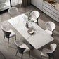 Designer Style Sintered Stone Dining Set Rectangle 1/4/5/7 Pieces Dining Table Set Clearhalo 'Dining Room Sets' 'Dining Tables & Seating' 'dining_room_set' 'furn' 'furn_dining_room_set' 'Furniture' 'furniture_dining_room_set' 'Kitchen & Dining Furniture' 1200x1200_f83bb585-fddb-44f9-85b5-075c312e2130