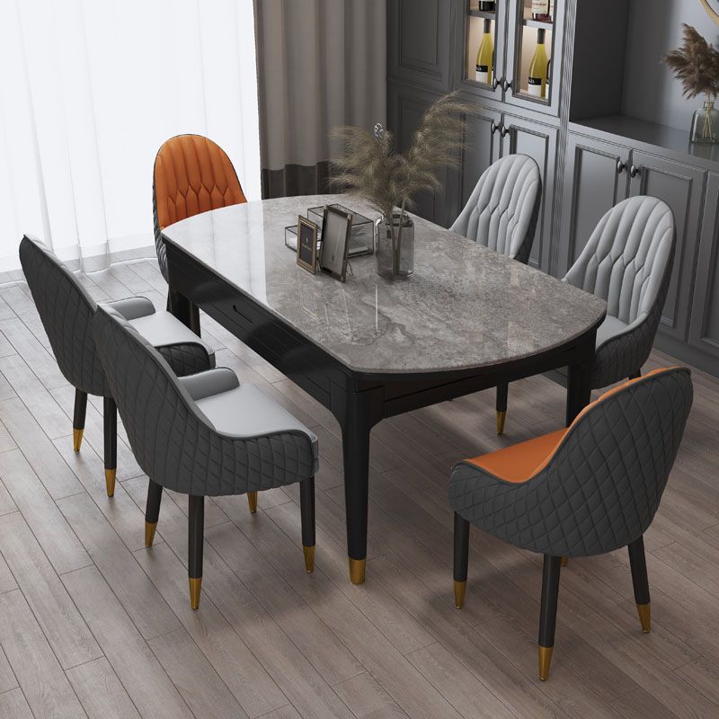 Scandinavian Indoor Arm Chair Upholstered Parsons Back Wood Dining Room Chair Clearhalo ' kitchen&dining_furn' 'Dining Chairs' 'Dining Tables & Seating' 'dining_chair' 'furn' 'furn_dining_chair' 'Furniture' 'furniture_dining_chair' 'Kitchen & Dining Furniture' 'kitchen' 1200x1200_f83bdc8a-a87d-4d26-b2f0-c65493db931f
