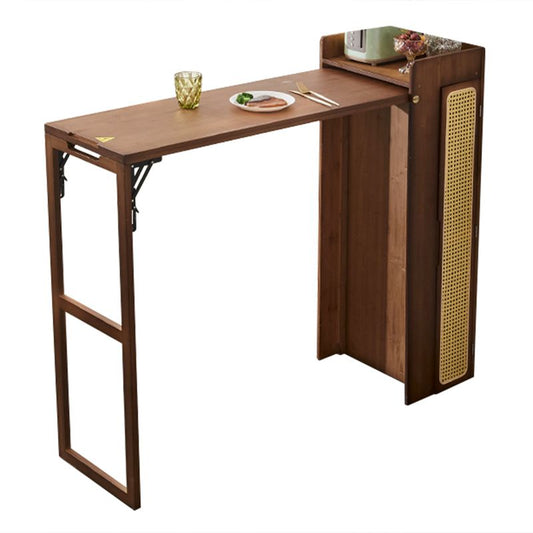 Industrial Rectangle Wood Counter Table 1/2/3 Pieces Bar Table Set for Living Room