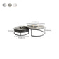 Slate Coffee Table Slate Nesting Coffee Table Set with Storage Drawer