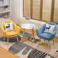 Contemporary Living Room Armchair Arms Included Sloped Arms Armchair