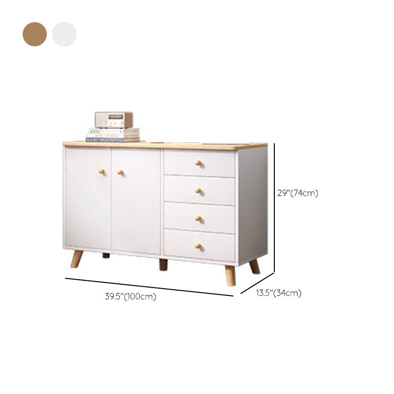 Modern Buffet Server Engineered Wood Dining Server for Kitchen Clearhalo 'buffet_sideboard' 'Buffets & Sideboards' 'furn' 'furn_buffet_sideboard' 'Furniture' 'Kitchen & Dining Furniture' 1200x1200_f84313de-d630-4445-99e7-75ab562cebdd