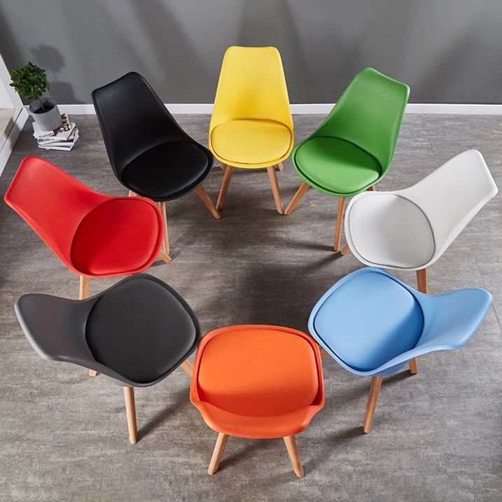 Wood Modern Style Kitchen Dining Chair Colourful Solid Back Side Chairs Clearhalo ' kitchen&dining_furn' 'Dining Chairs' 'Dining Tables & Seating' 'dining_chair' 'Furniture' 'furniture_dining_chair' 'Kitchen & Dining Furniture' 'kitchen' 1200x1200_f8452f5b-a010-4d76-bc90-eb11ca7b3410
