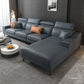 Modern Cushion Back Sectionals 35.43"H Modern Sloped Arm Sofa and Chaise Clearhalo 'furn' 'furn_sectionals' 'Furniture' 'furniture_sectionals' 'Living Room Furniture' 'Sectionals' 1200x1200_f8465381-e0d2-46ec-acbf-cd70ad52b3a2