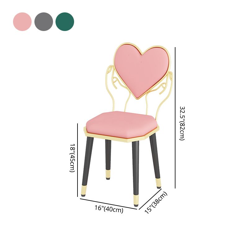 Scandinavian Style Open Back Dining Side Chair Polyurethane Dining Chairs Clearhalo ' kitchen&dining_furn' 'Dining Chairs' 'Dining Tables & Seating' 'dining_chair' 'furn' 'furn_dining_chair' 'Furniture' 'furniture_dining_chair' 'Kitchen & Dining Furniture' 'kitchen' 1200x1200_f84707a7-2123-422e-a69d-d5e027c78164