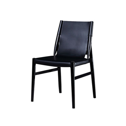 Dining Room Industrial Side Chair Faux Leather Parsons Chair Clearhalo 'Dining Chairs' 'Dining Tables & Seating' 'dining_chair' 'furn' 'furn_dining_chair' 'Furniture' 'Kitchen & Dining Furniture' 1200x1200_f8494a66-2913-4ca4-9024-0c34163febfc