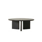 Contemporary Solid Wood Coffee Table Round Abstract Coffee Cocktail Table Clearhalo 'Coffee & Accent Tables' 'Coffee Tables' 'coffee_tables' 'furn' 'furn_coffee_tables' 'Furniture' 'Living Room Furniture' 1200x1200_f84afc8d-187a-4729-8781-5066c6bacaea
