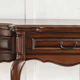 Free Form Shape Contemporary Console Table Wooden Console Sofa Table for Hall