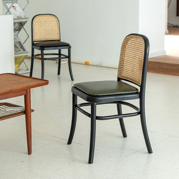 Traditional Dining Armless Chair Open Back Side Chairs with Wooden Legs Clearhalo ' kitchen&dining_furn' 'Dining Chairs' 'Dining Tables & Seating' 'dining_chair' 'furn' 'furn_dining_chair' 'Furniture' 'furniture_dining_chair' 'Kitchen & Dining Furniture' 'kitchen' 1200x1200_f84d8261-bcce-42bc-946b-0dd61c15278a